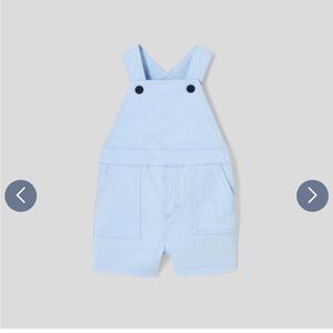 Jacadi Light Blue Baby Boy Overalls 6M